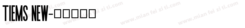 tiems new字体转换